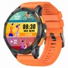 Smartwatch Męski Gravity GT24-3 na pasku gumowym w kolorze Czarny/Czarny o szerokości 22mm