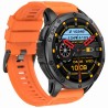Smartwatch Męski Gravity GT24-3 na pasku gumowym w kolorze Czarny/Czarny o szerokości 22mm