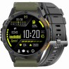 Smartwatch Męski Gravity GT24-5 na pasku gumowym w kolorze Czarny/Khaki o szerokości 22mm