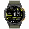 Smartwatch Męski Gravity GT24-5 na pasku gumowym w kolorze Czarny/Khaki o szerokości 22mm