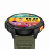 Smartwatch Męski Gravity GT24-5 na pasku gumowym w kolorze Czarny/Khaki o szerokości 22mm