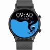 Smartwatch Męski Gravity GT19-1 na pasku gumowym w kolorze Czarny/Czarny o szerokości 22mm