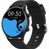Smartwatch Męski Gravity GT19-1 na pasku gumowym w kolorze Czarny/Czarny o szerokości 22mm