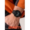 Smartwatch Męski Gravity GT19-2 na pasku gumowym w kolorze Czarny/Pomarańczowy o szerokości 22mm