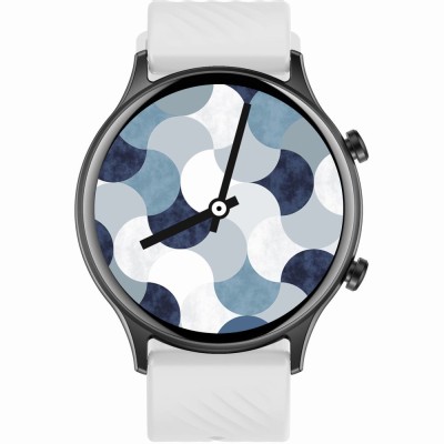 Smartwatch Damski Gravity GT19-3 na pasku gumowym w kolorze Czarny/Biały o szerokości 22mm