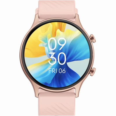 Smartwatch Damski Gravity GT19-4 na pasku gumowym w kolorze Różowy/Różowy o szerokości 22mm