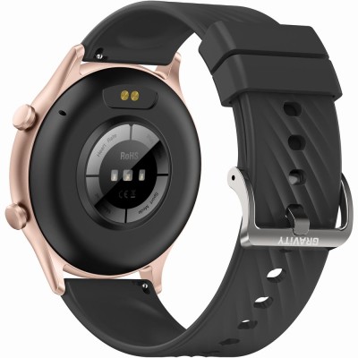 Smartwatch Damski Gravity GT19-4 na pasku gumowym w kolorze Różowy/Różowy o szerokości 22mm