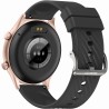 Smartwatch Damski Gravity GT19-4 na pasku gumowym w kolorze Różowy/Różowy o szerokości 22mm