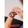 Smartwatch Damski Gravity GT19-5 na pasku gumowym w kolorze Różowy/Różowy o szerokości 22mm