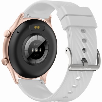 Smartwatch Damski Gravity GT19-5 na pasku gumowym w kolorze Różowy/Różowy o szerokości 22mm