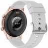 Smartwatch Damski Gravity GT19-5 na pasku gumowym w kolorze Różowy/Różowy o szerokości 22mm