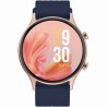Smartwatch Damski Gravity GT19-6 na pasku gumowym w kolorze Różowy/Granatowy o szerokości 22mm