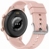 Smartwatch Damski Gravity GT19-6 na pasku gumowym w kolorze Różowy/Granatowy o szerokości 22mm
