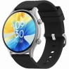 Smartwatch Damski Gravity GT19-7 na pasku gumowym w kolorze Srebrny/Biały o szerokości 22mm
