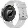 Smartwatch Damski Gravity GT19-7 na pasku gumowym w kolorze Srebrny/Biały o szerokości 22mm