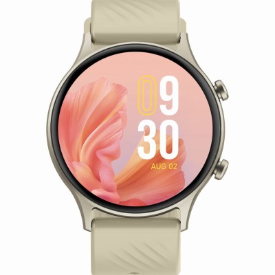 Smartwatch Damski Gravity GT19-8 na pasku gumowym w kolorze Złoty/Złoty o szerokości 22mm