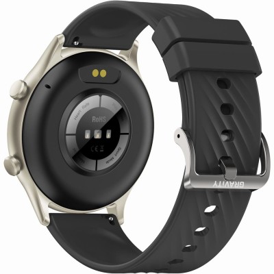 Smartwatch Damski Gravity GT19-8 na pasku gumowym w kolorze Złoty/Złoty o szerokości 22mm