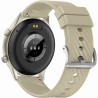 Smartwatch Damski Gravity GT19-8 na pasku gumowym w kolorze Złoty/Złoty o szerokości 22mm