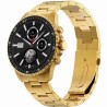 Smartwatch Męski Gravity GT16-1 na bransolecie stalowej w kolorze Złoty/Złoty o szerokości 22mm