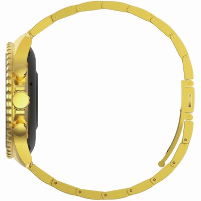 Smartwatch Męski Gravity GT16-1 na bransolecie stalowej w kolorze Złoty/Złoty o szerokości 22mm