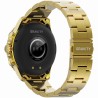 Smartwatch Męski Gravity GT16-1 na bransolecie stalowej w kolorze Złoty/Złoty o szerokości 22mm