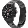 Smartwatch Męski Gravity GT16-2 na bransolecie stalowej w kolorze Czarny/Czarny o szerokości 22mm