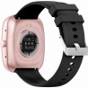Smartwatch Damski Gravity GT18-1 na pasku gumowym w kolorze Różowy/Różowy o szerokości 22mm