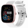 Smartwatch Damski Gravity GT18-2 na pasku gumowym w kolorze Różowy/Biały o szerokości 22mm