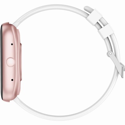 Smartwatch Damski Gravity GT18-2 na pasku gumowym w kolorze Różowy/Biały o szerokości 22mm