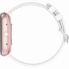 Smartwatch Damski Gravity GT18-2 na pasku gumowym w kolorze Różowy/Biały o szerokości 22mm