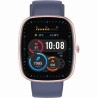 Smartwatch Damski Gravity GT18-3 na pasku gumowym w kolorze Różowy/Granatowy o szerokości 22mm