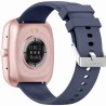 Smartwatch Damski Gravity GT18-3 na pasku gumowym w kolorze Różowy/Granatowy o szerokości 22mm