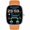 Smartwatch Męski Gravity GT18-4 na pasku gumowym w kolorze Srebrny/Czarny o szerokości 22mm