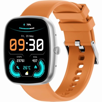 Smartwatch Męski Gravity GT18-4 na pasku gumowym w kolorze Srebrny/Czarny o szerokości 22mm