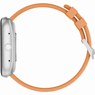 Smartwatch Męski Gravity GT18-4 na pasku gumowym w kolorze Srebrny/Czarny o szerokości 22mm