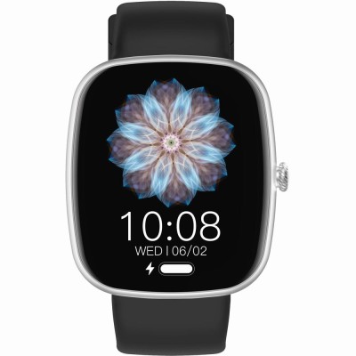 Smartwatch Męski Gravity GT18-6 na pasku gumowym w kolorze Srebrny/Granatowy o szerokości 22mm