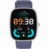 Smartwatch Męski Gravity GT18-6 na pasku gumowym w kolorze Srebrny/Granatowy o szerokości 22mm