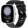 Smartwatch Męski Gravity GT18-6 na pasku gumowym w kolorze Srebrny/Granatowy o szerokości 22mm