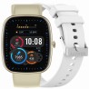 Smartwatch Damski Gravity GT18-8 na pasku gumowym w kolorze Złoty/Złoty o szerokości 22mm