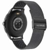 Smartwatch Damski Gravity GT12-1 na bransolecie mesh w kolorze Czarny/Czarny o szerokości 22mm