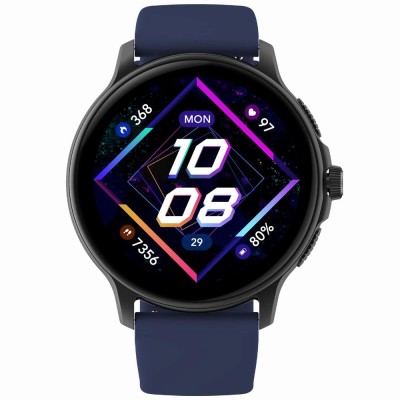Smartwatch Damski Gravity GT12-2 na bransolecie mesh w kolorze Czarny/Czarny o szerokości 22mm