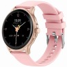 Smartwatch Damski Gravity GT12-3 na bransolecie mesh w kolorze Różowe Złoto/Różowe Złoto o szerokości 22mm