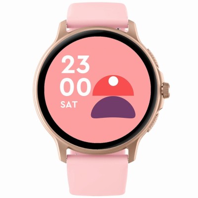 Smartwatch Damski Gravity GT12-3 na bransolecie mesh w kolorze Różowe Złoto/Różowe Złoto o szerokości 22mm