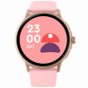 Smartwatch Damski Gravity GT12-3 na bransolecie mesh w kolorze Różowe Złoto/Różowe Złoto o szerokości 22mm