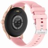 Smartwatch Damski Gravity GT12-3 na bransolecie mesh w kolorze Różowe Złoto/Różowe Złoto o szerokości 22mm