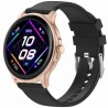 Smartwatch Damski Gravity GT12-4 na bransolecie mesh w kolorze Różowe Złoto/Różowe Złoto o szerokości 22mm