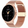 Smartwatch Damski Gravity GT12-5 na bransolecie mesh w kolorze Różowe Złoto/Różowe Złoto o szerokości 22mm