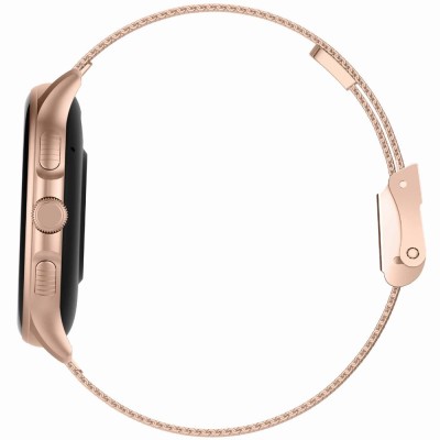 Smartwatch Damski Gravity GT12-5 na bransolecie mesh w kolorze Różowe Złoto/Różowe Złoto o szerokości 22mm