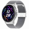 Smartwatch Damski Gravity GT12-6 na bransolecie mesh w kolorze Srebrny/Srebrny o szerokości 22mm