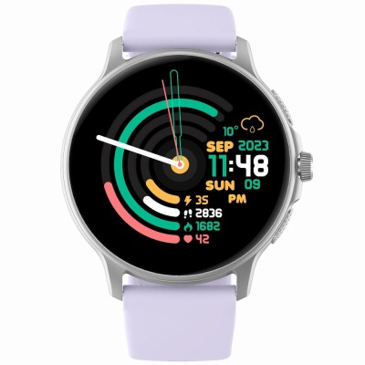 Smartwatch Damski Gravity GT12-6 na bransolecie mesh w kolorze Srebrny/Srebrny o szerokości 22mm